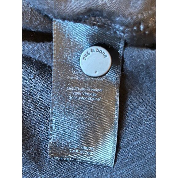 rag & bone Long Sleeve Polo (Small) - Picture 5 of 12